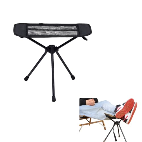 Universal Camping Chair Foot Rest, Freestanding and Folding Design with