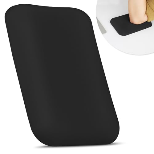 Leolee Elbow Rest Pads for Desk, Black Ergonomic Arm Rest Pads