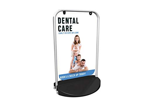 Dental Care Swinger 3000 Pavement Sign MEGA Listing Outdoor Street Advertising Display…