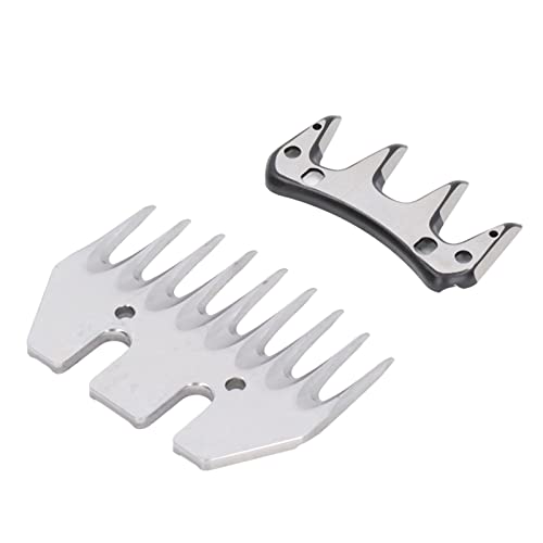 Cuchillas de Repuesto para Tijeras de Oveja, Hoja de Corte de Peine de Lana Resistente Al Desgaste Incisivo de 9 Dientes de Acero de Alto Carbono