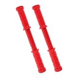 Milisten 2 Stück Ergonomische Kunststoff Griffe mit Gewinde für Schaukelpferd rutschfeste...