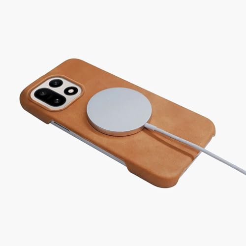 Coque OnePlus 15 mince étui magnétique noir couverture rigide