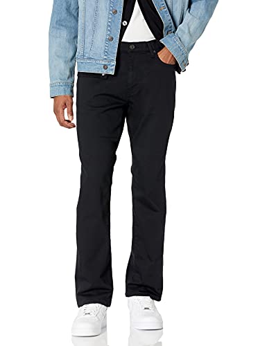 Amazon Essentials Jeans Slim Fit Elasticizzati, Bootcut - colori fuori produzione Uomo, Nero, 34W /...
