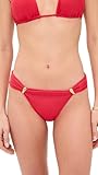 ViX Paula Hermanny Women's Bia Tube Bikini Bottoms, Red, L