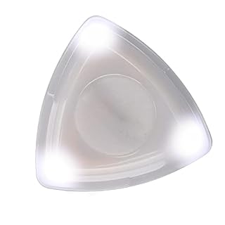 Médiator de remplacement, médiator de guitare lumineux à LED taille compacte haute sensibilité facile à utiliser avec pile CR1220 pour instrument à cordes(blanche) - Les Beatles, Paul McCartney, John Lennon, RIngo Starr, George Harrison