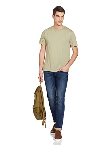 Image of Monte Carlo Mens Cotton Blend Jeans (2220873050Dn-1-40, Light Blue, 40)
