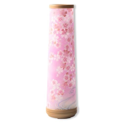 仏縁堂ブランド:お盆提灯【モダンな盆提灯 桜会(さくらえ)・蛍廻転筒付 一重・コンセントタイプ】お盆用品 お盆飾り 霊前灯 仏壇用仏具 新盆 初盆 盆花 迎え火 送り火 インテリア行灯 ちょうちん お灯明