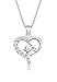 Produktbild Elli Halskette Damen Herz Liebe mit Kristallen in 925 Sterling Silber