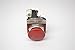 2 ALLEN-BRADLEY 800T-D6 MUSHROON Head RED Push Button T10106