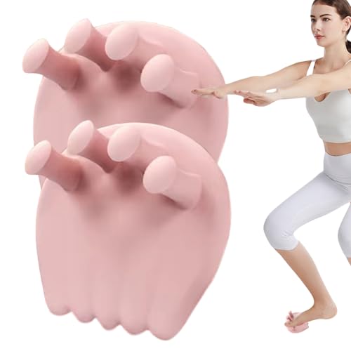 Separador de dedos - Entrenador ortopédico de pie y corrector de valgo | Separadores médicos de silicona para dedos superpuestos, alivio, recuperación después - Cómodo día/noche