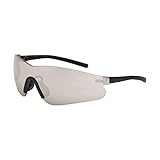 Crossfire Eyewear 3023 Blade Safety Glasses with Black Frame and Silver Mirror Lens