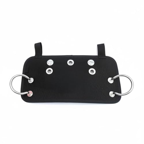 Aymzbd Stainless Steel Butt Plate with Screws for Side or Back Mount Dive Harness