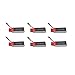 YouCute Upgrade 6pcs 3.7V 1000mAh Battery and 1to6 Charger for UDI U45 U45W DROCON X708W U42 U42W U42WH CW4 Blue Jay Raven RC Quadcopter Drone Spare Parts(6 Batteries + Charger)