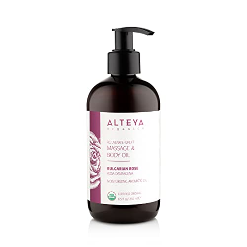 Huile corporelle rose bulgare Alteya élixir précieux