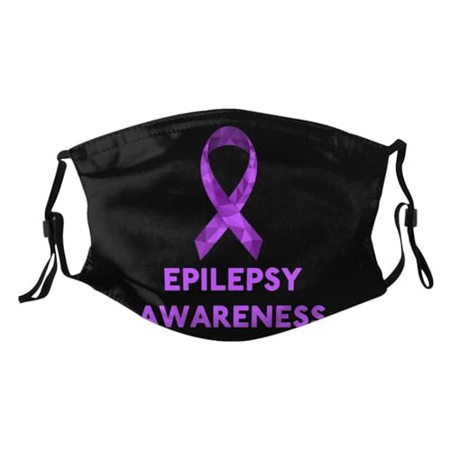 Epilepsy Awareness Adult Dust Mask Adjustable Dust Face with 2 Filter47