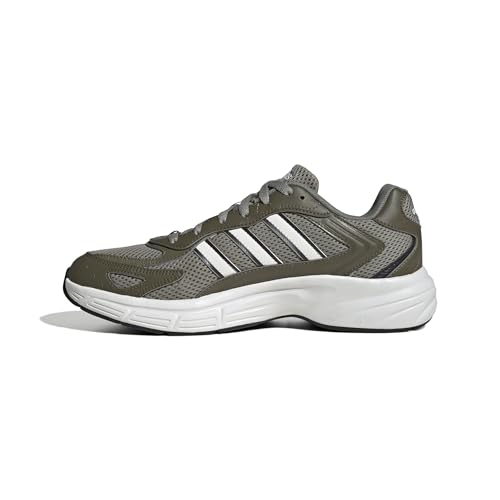 adidas Men's Eclyptix 2000 Sneaker, Silver Pebble/White/Olive Strata, 10.52