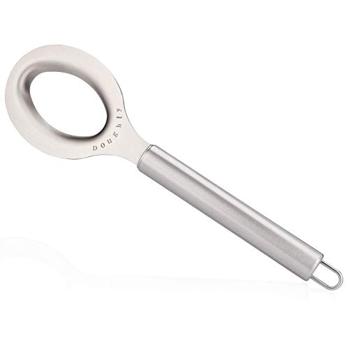 Doughty Stainless Steel Dough Whisk, Mixing and Kneading Tool – Sourdough Stirrer and Danish Dough Whisk Alternative – Rigid Hand Mixing Tool with Comfortable Grip – Gift Box Included