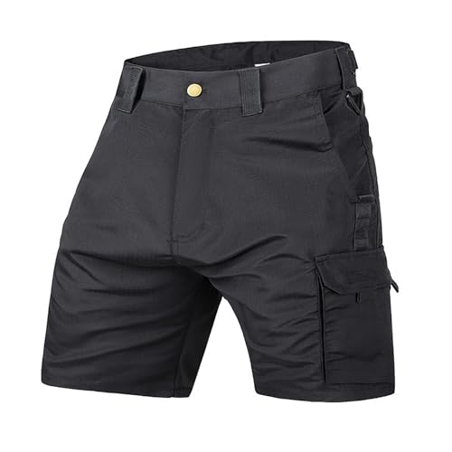 Short cargo baggy pour homme avec plusieurs poches coupe droite