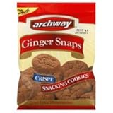 Archway Home Style Cookies, Snacking, Ginger Snaps,14oz, (pack of 2)
