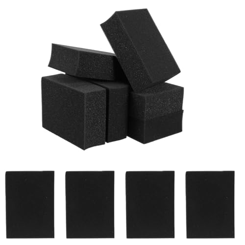 Tapete multiusos para manualidades con lana almohadillas de esponja rectangular negra 2