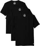 Calvin Klein Herren 3er Pack T-Shirts Kurzarm Crew Neck Basic, Schwarz (Black, Black, Black), L
