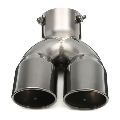 Doble salida tipo Y de 76 mm para renovar el tubo trasero de tu coche en tus rutas de fin de semana