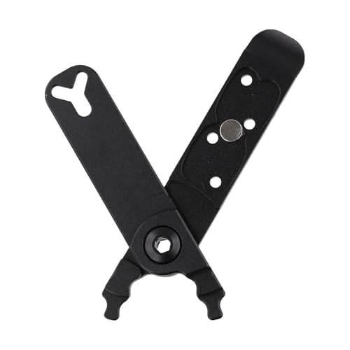 Opatiny Mini alicates de eslabones de cadena de bicicleta para liberación e instalación rápidas, diseño de bayoneta de 2 vías, herramienta de reparación de aleación de aluminio, compacto de 20 x 115