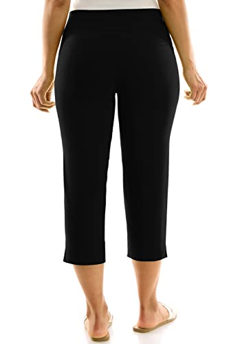 Zac & Rachel Women's Pull-on Slim Leg Crop Pant3