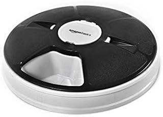 Amazon Basics Automatic Electronic Timed Pet Feeder 6 Portions, Black