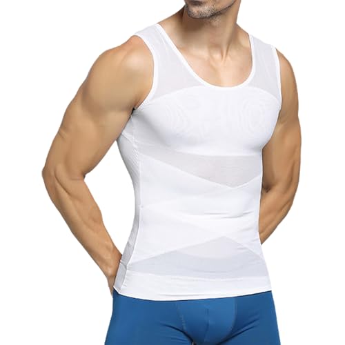Men's Compression Shapewear Vest Mens Abs Abdomen Slim Body Shapewear Workout Tank Top
