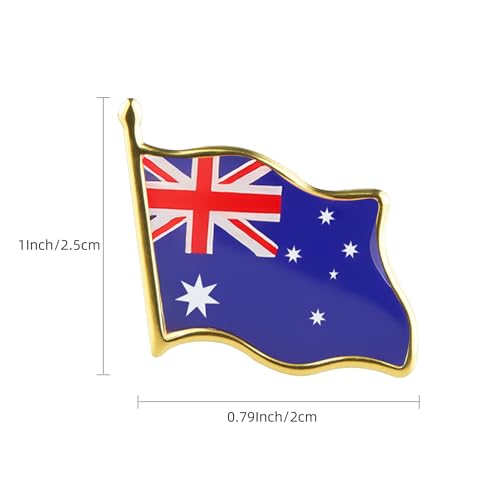 Image of Country Flag Brooch Metal Alloy Souvenir Pin Shirt Hat Backpack Jewelry Accessories Decoration Party Christmas Gift Badge International Travel Pin