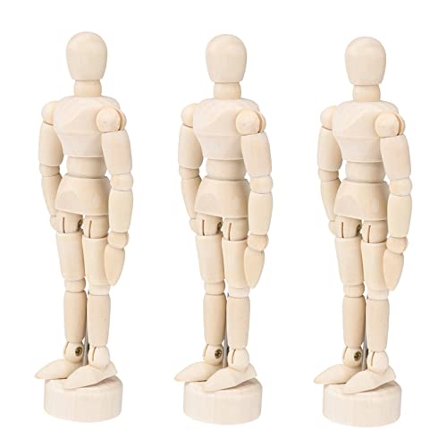 ERINGOGO Full Size Mannequin Torso Wooden Model Manikins Artistic Drawing Model for Artists and Sculptors