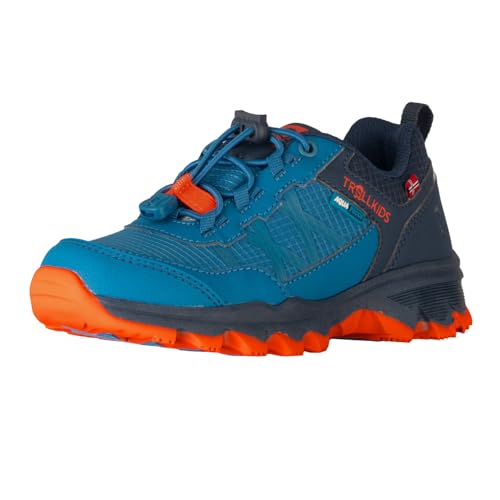 Trollkids Kids Trolltunga Hiker Low XT 35, Atlantic Blue
