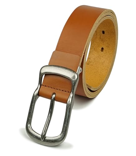 Japanese Leather Belt | Made in Japan | Unisex Casual | for Men for Women | Full Grain | 38mm(1.5