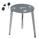 TR-1518 Satellite Tripod Mount Compatible with Carryout GM-1518 GM-1599 GM-5000 GM-MP1 Pathway X1 X2 Carryout G2 G2+ Dish Playmaker RV Satellite Antennas Adjustable Height 14.5 inches-22 inches, Gray