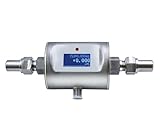VPYKJL Compact Electromagnetic Flow Meter Digital Water Flow Sensor Inline Magmeter for Pipe Monitoring System(DN20)
