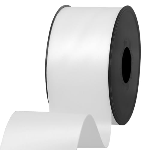 100% Polyester Double Sided Satin Ribbon for Weddings Gift Wrapping, Floral Arrangements, Crafts, Cakes, Bows, Decorations