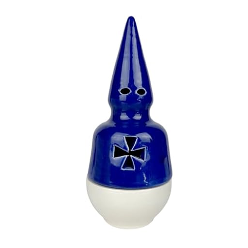 HISPACERAMICA Incensario Semana Santa | Incensario Nazareno de Cerámica | Fabricado en España (Azul y Blanco) | Ya disponible en tu tienda friki favorita! En mundofriki.es!