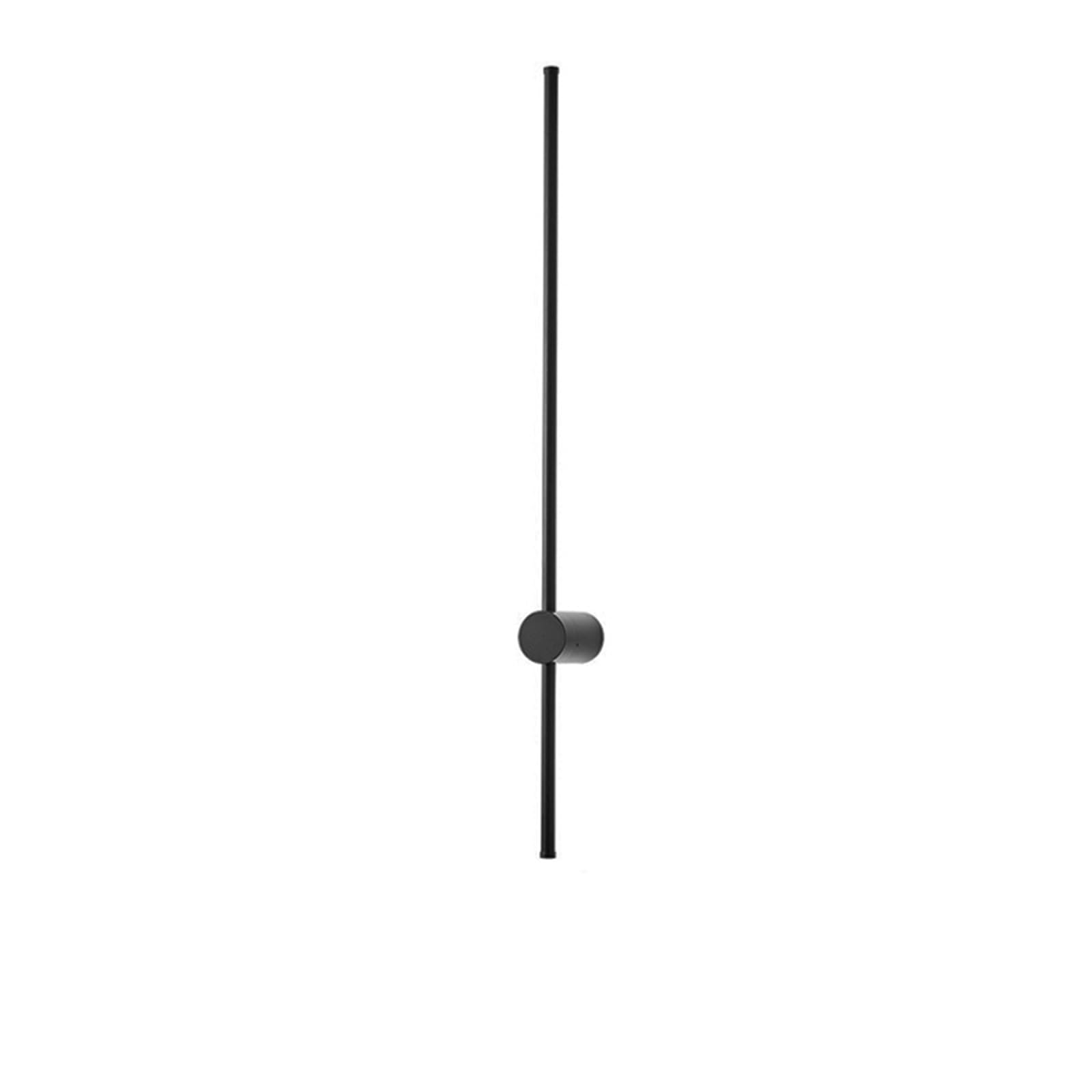 Saxaywwd Black-100Cm Wall Sconces Led Rotatable Lamp Body Stair Aisle Bedside Lamp Reading Light Strip Wall Light(:Warm Light,Color:black-100Cm) Size 2