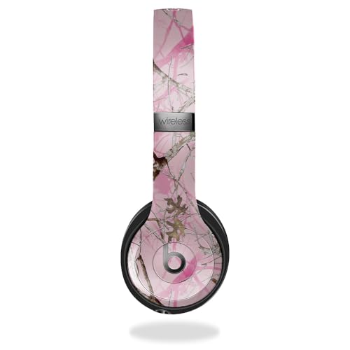 Image of Skin Compatible with Beats Solo 4 - Conceal Pink - Premium 3M Vinyl Protective Wrap Decal Cover - Easy to Apply | Crafted in The USA by MightySkins