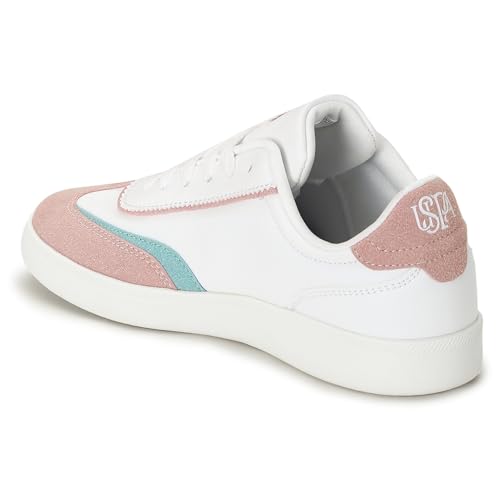Image of U.S. Polo ASSN. Renata Off White Sneakers Shoes with Premium Upper
