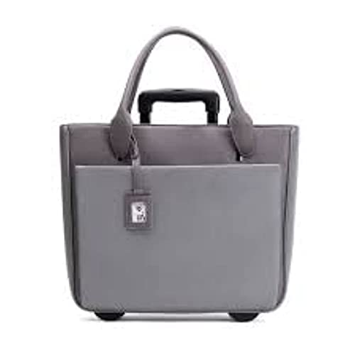 Fabrique FLORLRT-03 Florence Gray Rolling Tote Case 17.3 Laptop