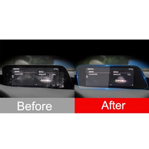 Film d'écran navigation HD clair contre les rayures de console Mazda 3 BP