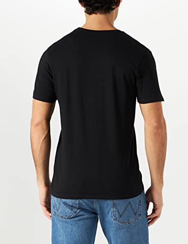 Cotton division Meghosdts022 T-Shirt, Nero, XXL