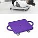 Zxpjkyu Indoor Scooter Board with Handles Sitting Scooter Portable Motor Skills with Rollers 11.8 Inches for Park Homeschool Children, Violet