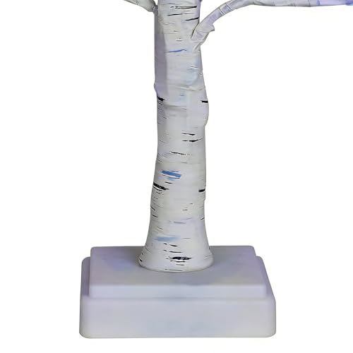 Sapin de table LED étoilé rouge blanc bleu à branches ajustables - 8