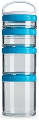GoStak, Portable Stancable Containers, Aqua, Starter 4 Pack - 2pc