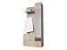 Produktbild Garderoben-Set Green, Flurgarderobe, Wandgarderobe, Farbauswahl, Schuhschrank, Spiegel, 3 Kleiderhaken (Eiche Sonoma)