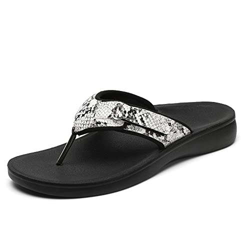 Image of SOLLBEAM Womens Original Orthotic Comfort Thong Style Flip Flops Sandals With Arch Support Heel Cup