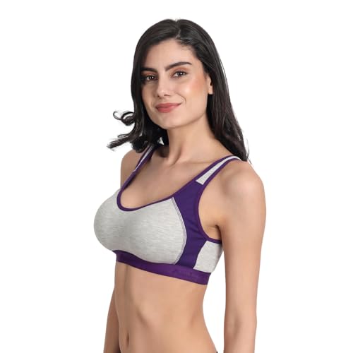 Image of Aimly Women's Cotton Non Padded Wire Free Full Coverage Bra